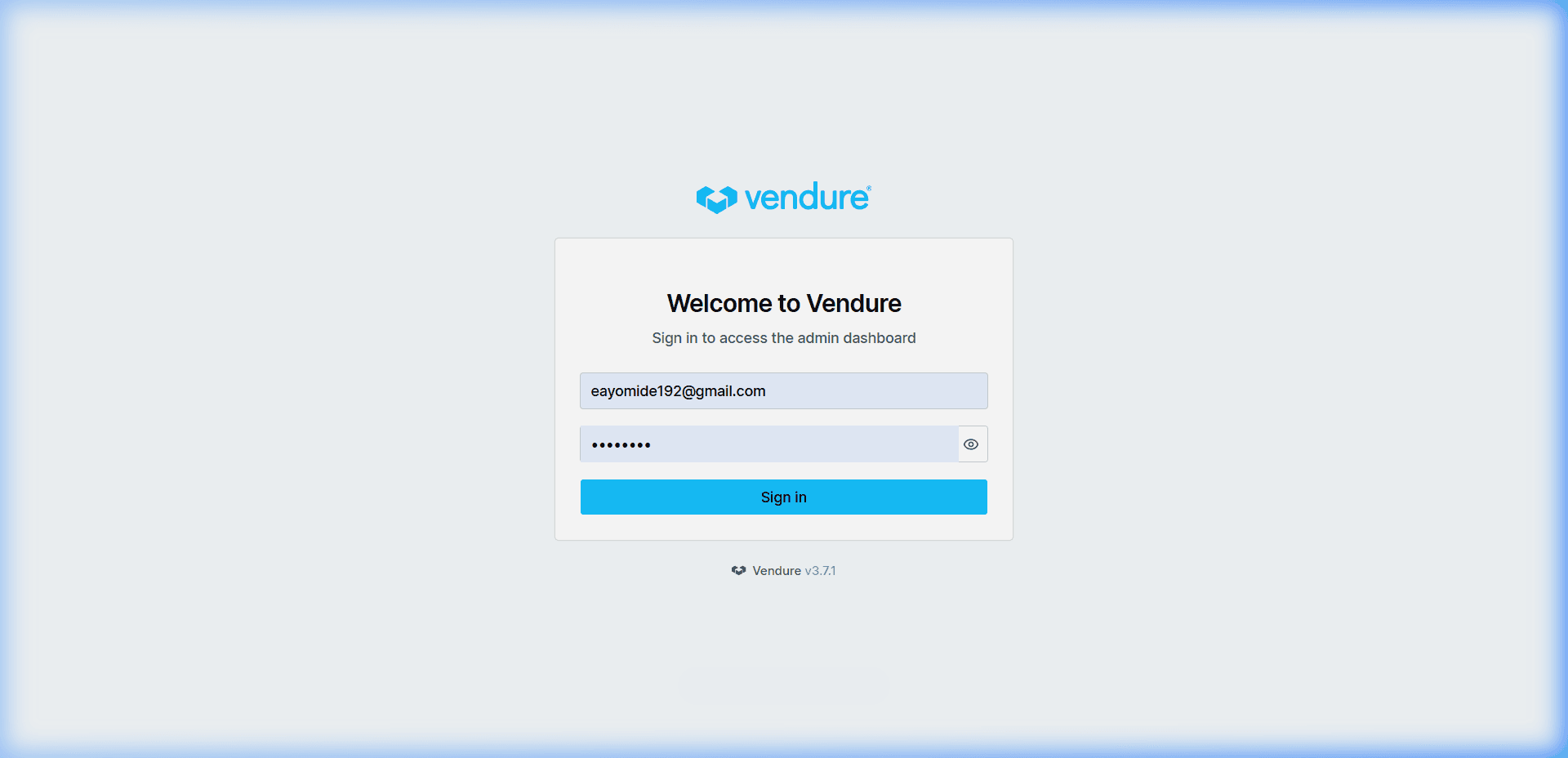 Vendor & Admin Management Portal